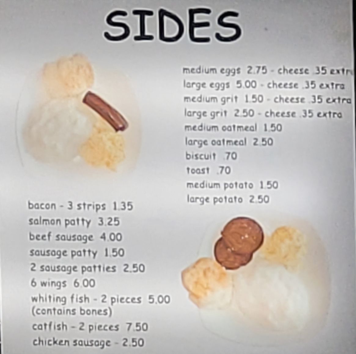 A1 Soulfood Menu - Image 1