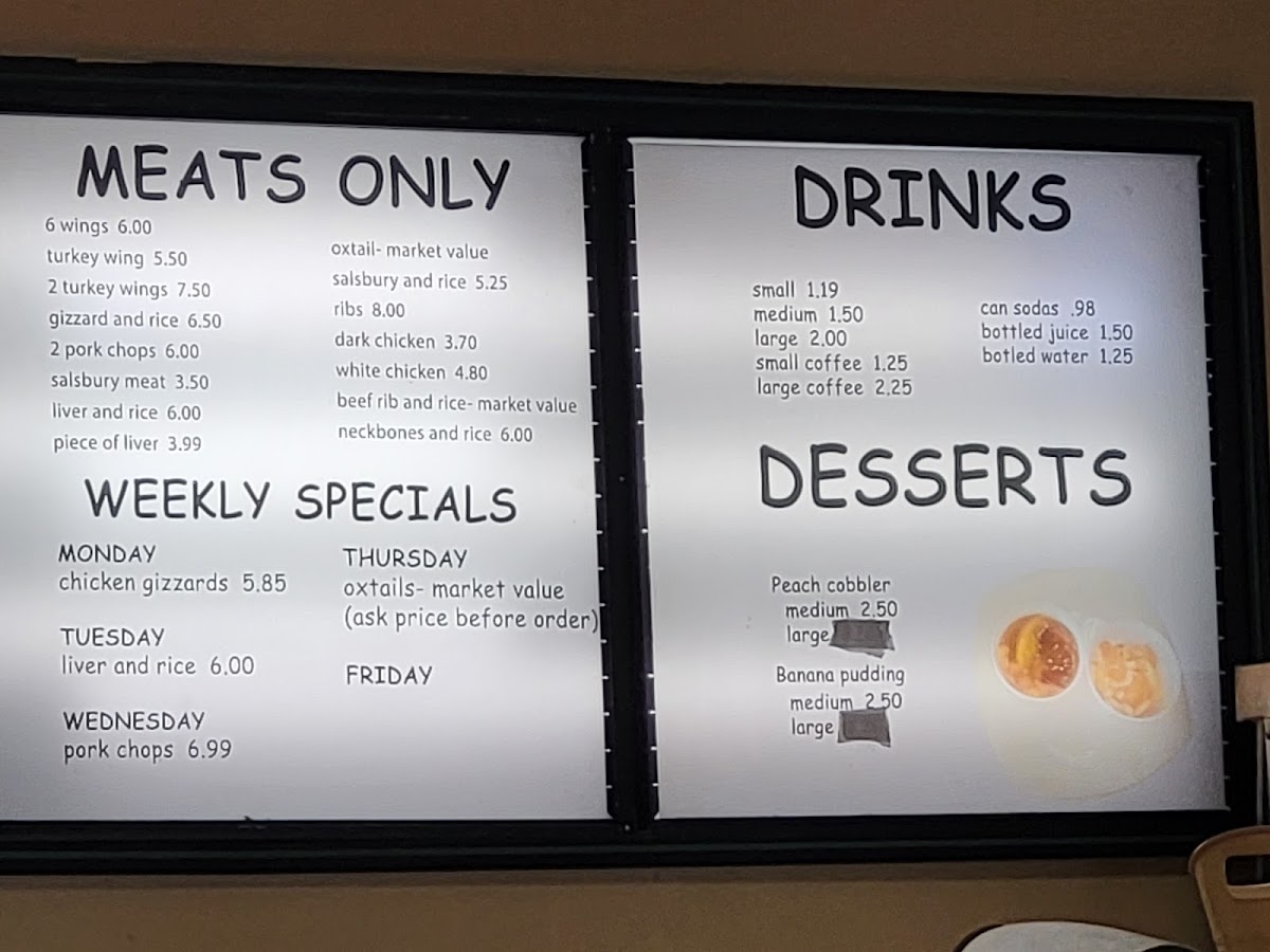 A1 Soulfood Menu - Image 3